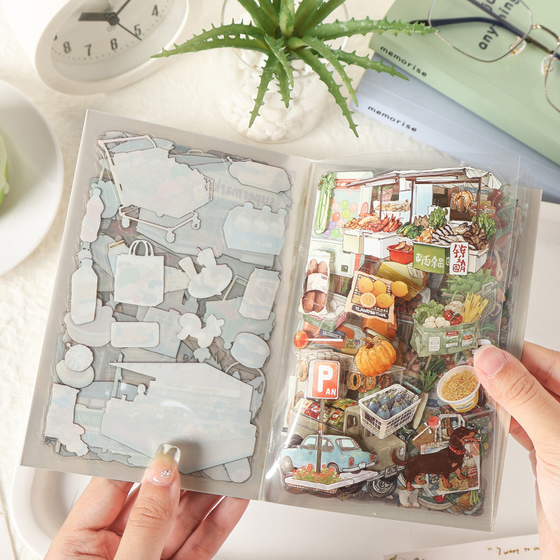 Embellishments For Scrapbooking - 20 Stück/Set Gestanzte Aufkleber mit Leckerem