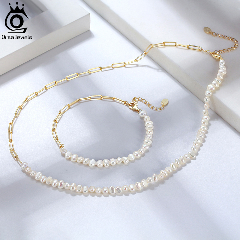 ORSA JEWELS Halbperlen-Ketten- – Pearl Trim Chain Bewertung und Preis