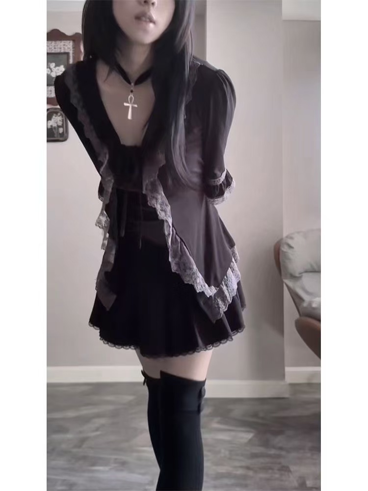 Japanisches Vintage Sweet Loli – Elastic Lace Trim Bewertung und Preis