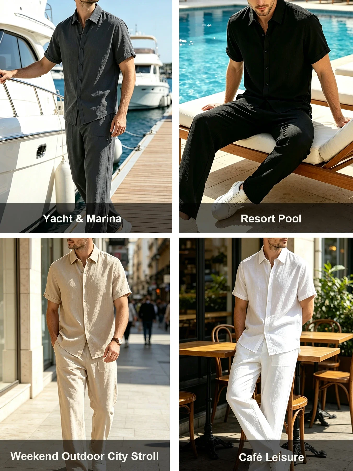 Herren Sommer Urlaubsoutfit 2- – Embellish Knit Bewertung und Preis